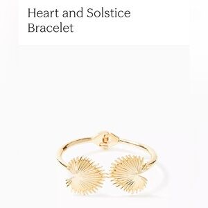 Lilly Pulitzer Gold Palm Summer Bracelet